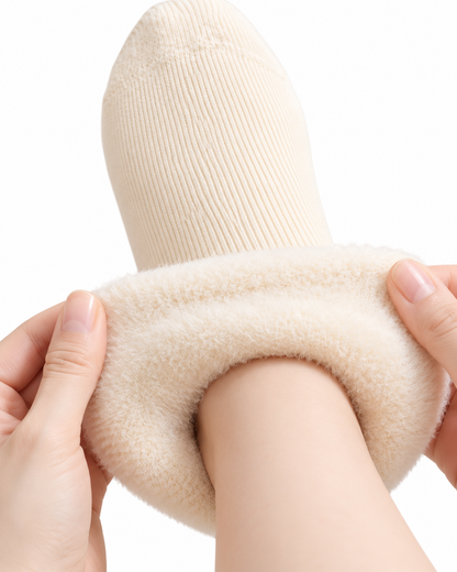 Kuschelsocken creme