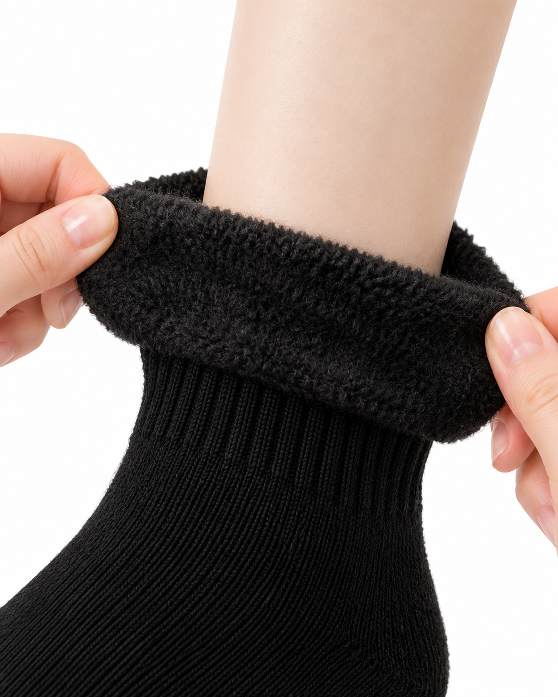 Kuschelsocken schwarz
