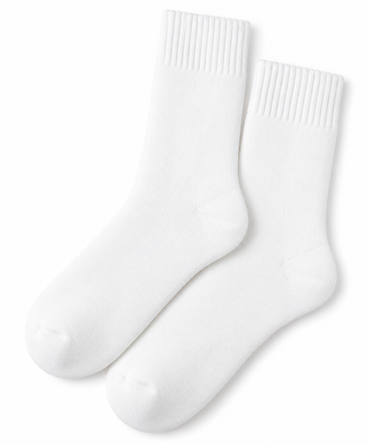 Kuschelsocken weiss