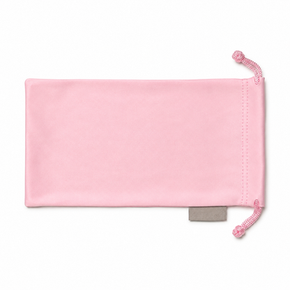Microfiber bag sunglasses pink