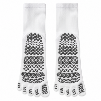 Zehensocken weiss - Antirutsch